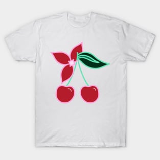 Red Cherry by Niibidoon T-Shirt